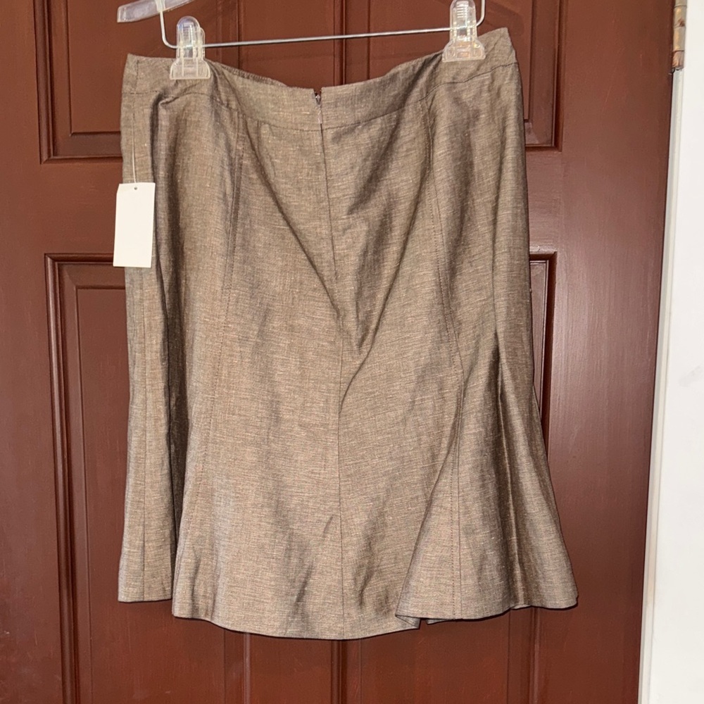 NWT!! Brown Short Sleeve Blazer with skirt and Belt - Picture 4 of 8